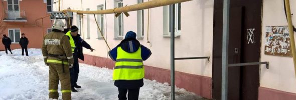13.03.19 – повреждение газопровода в результате ДТП и эвакуация жилого дома для исключения ЧС в Свердловской области